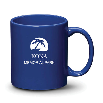 Malibu Mug Royal Blue White Logo