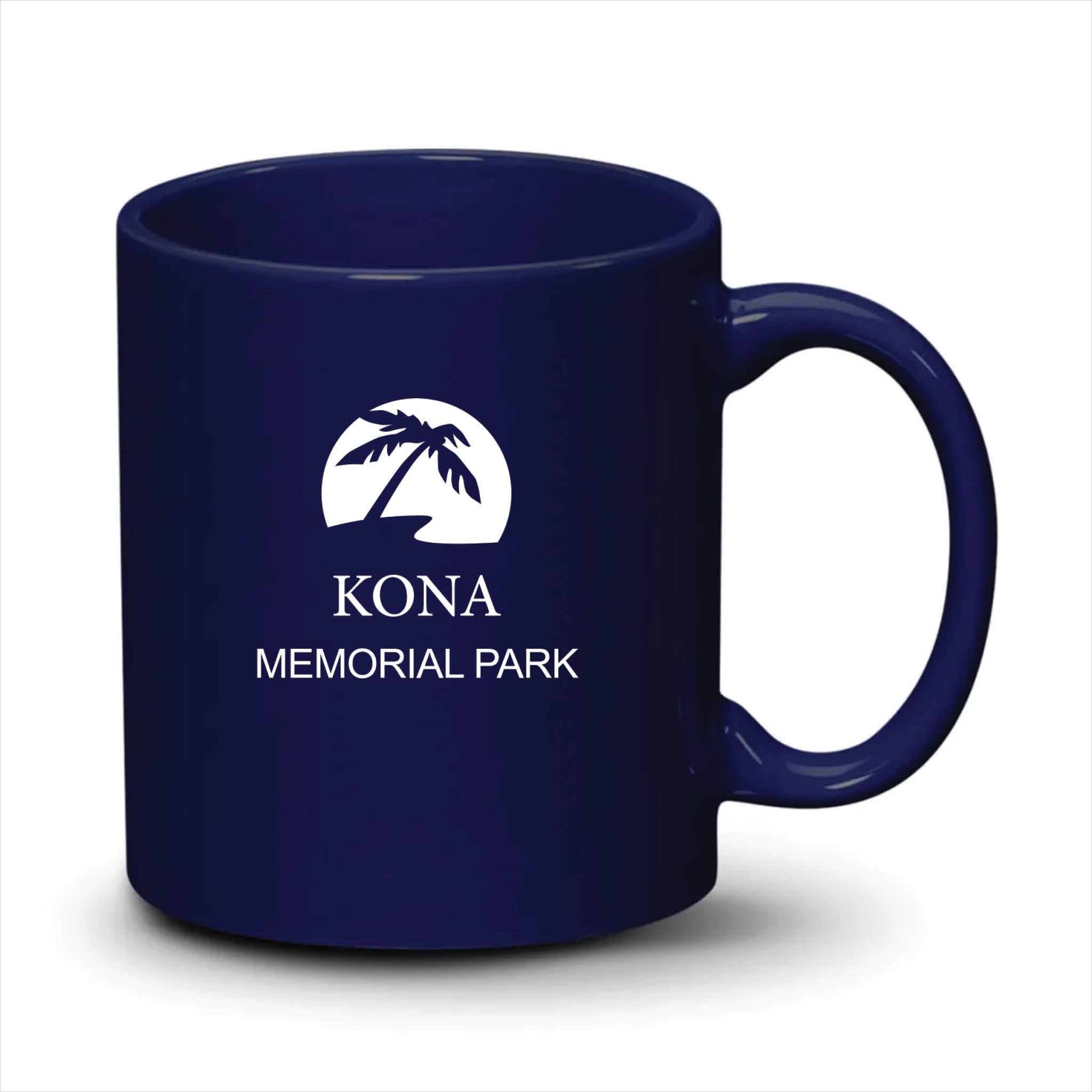 Malibu Mug Cobalt White Logo
