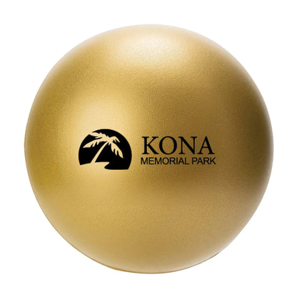 Round Stress Ball Gold