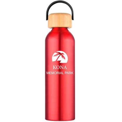 Geyser-VI 24 Oz. Eco Friendly Sports Water Bottle Red