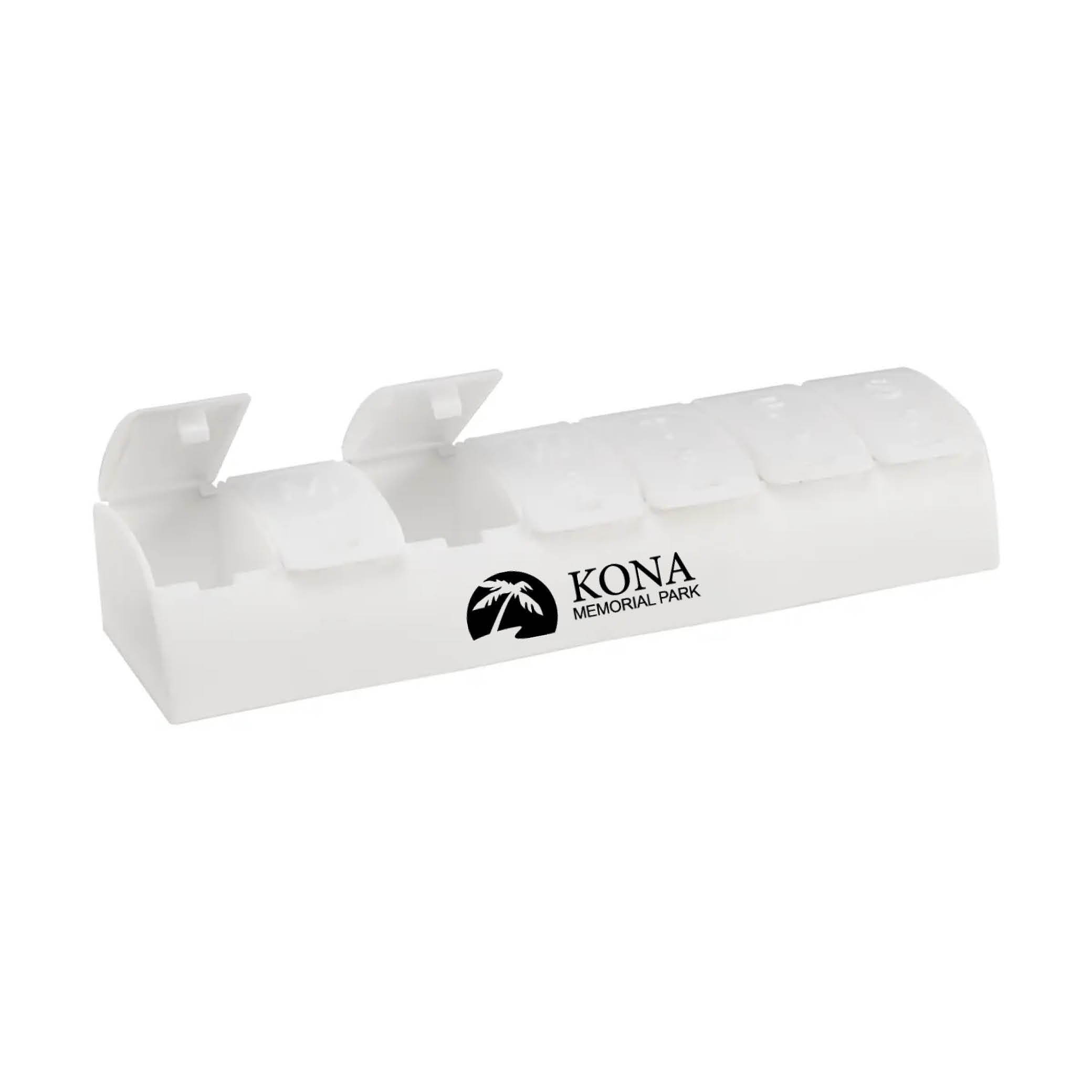 QuickCare 7-Day Med Minder Pill Box White