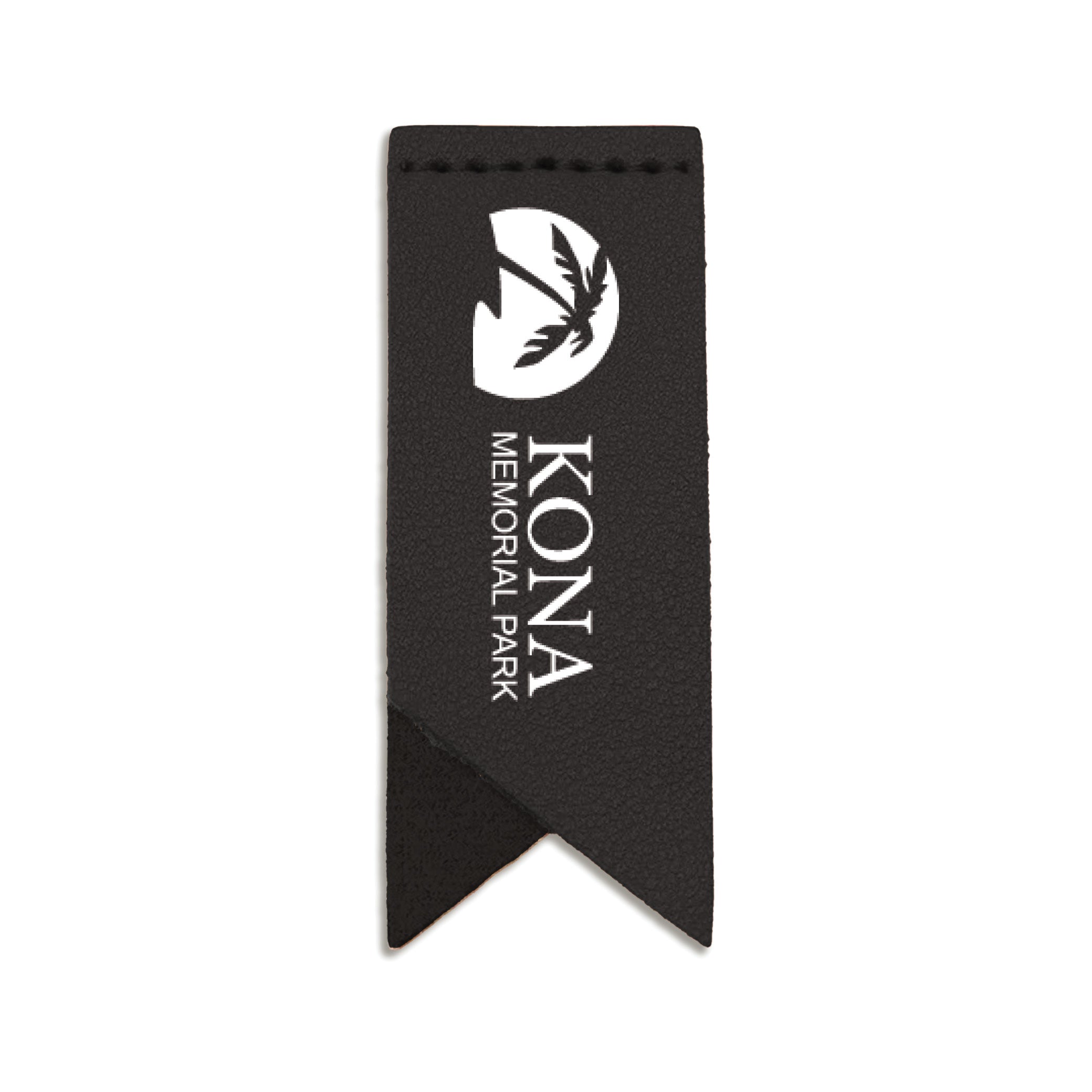 Handmade Leather Bookmark Corner Marker Clip Read Sign Black