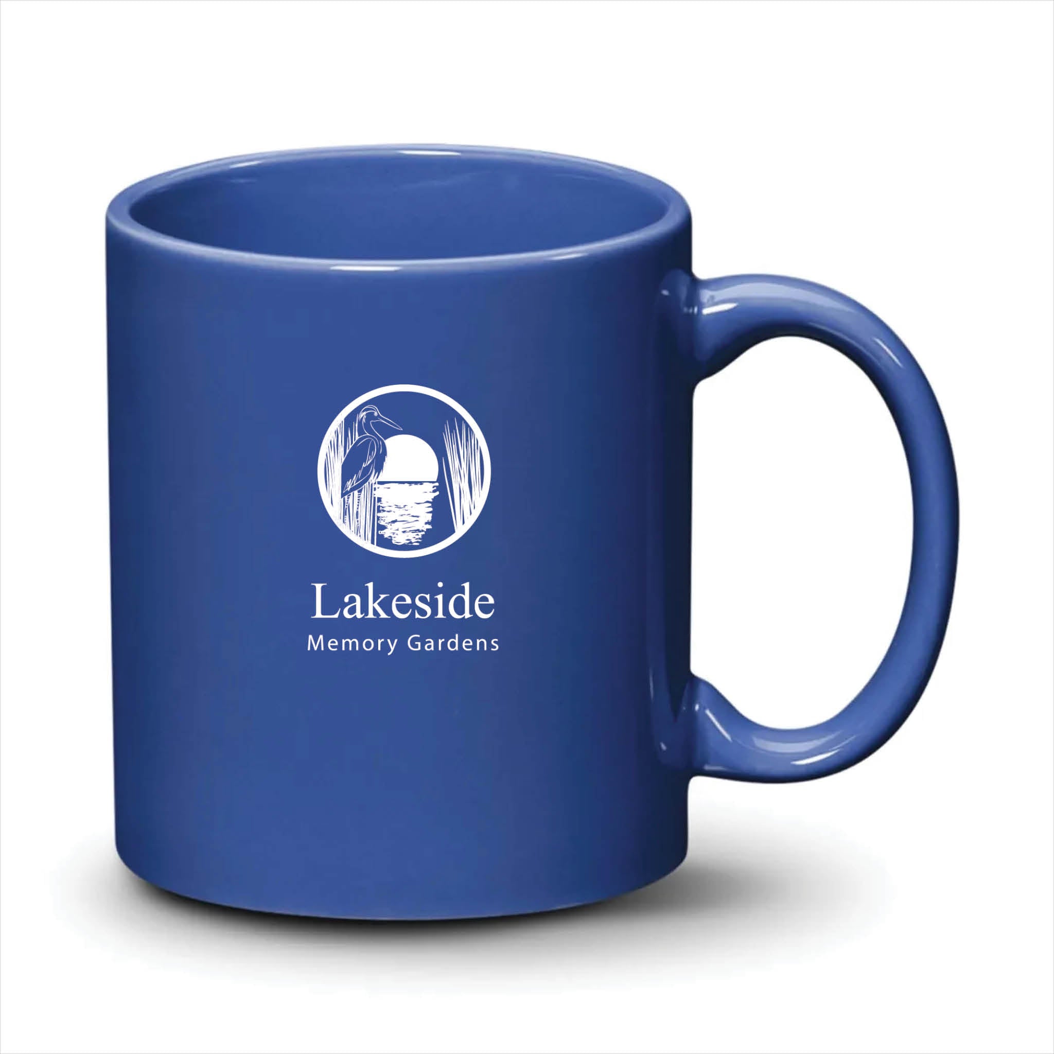 Malibu Mug Ocean Blue White Logo