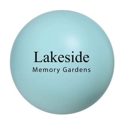 Round Stress Ball Light Blue