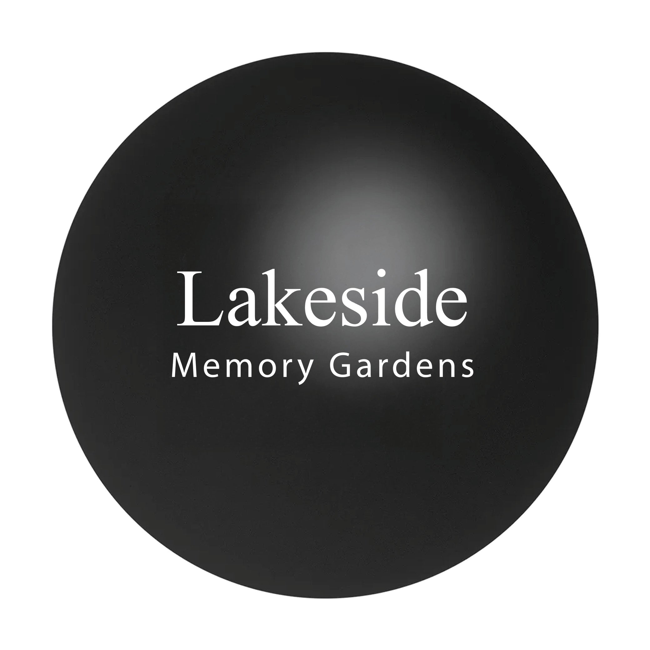 Round Stress Ball Black