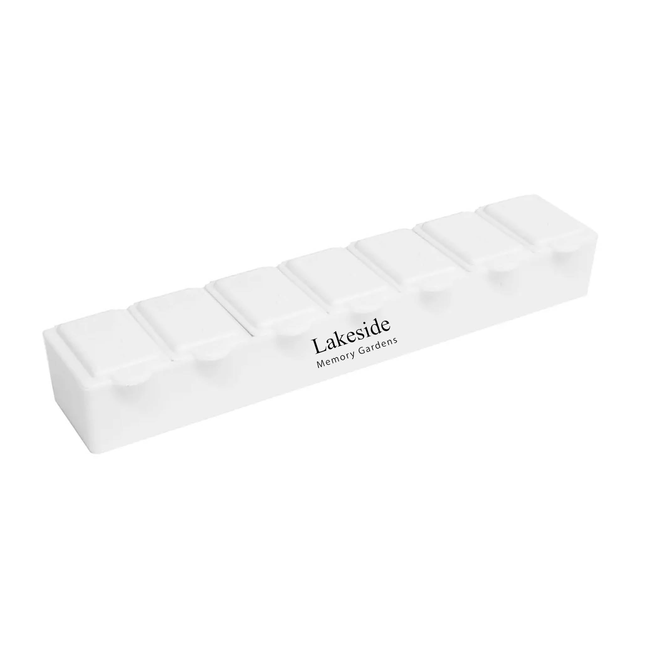 7 Day Pill Box White