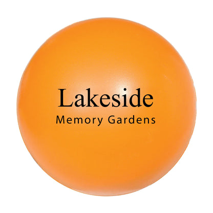 Round Stress Ball Orange