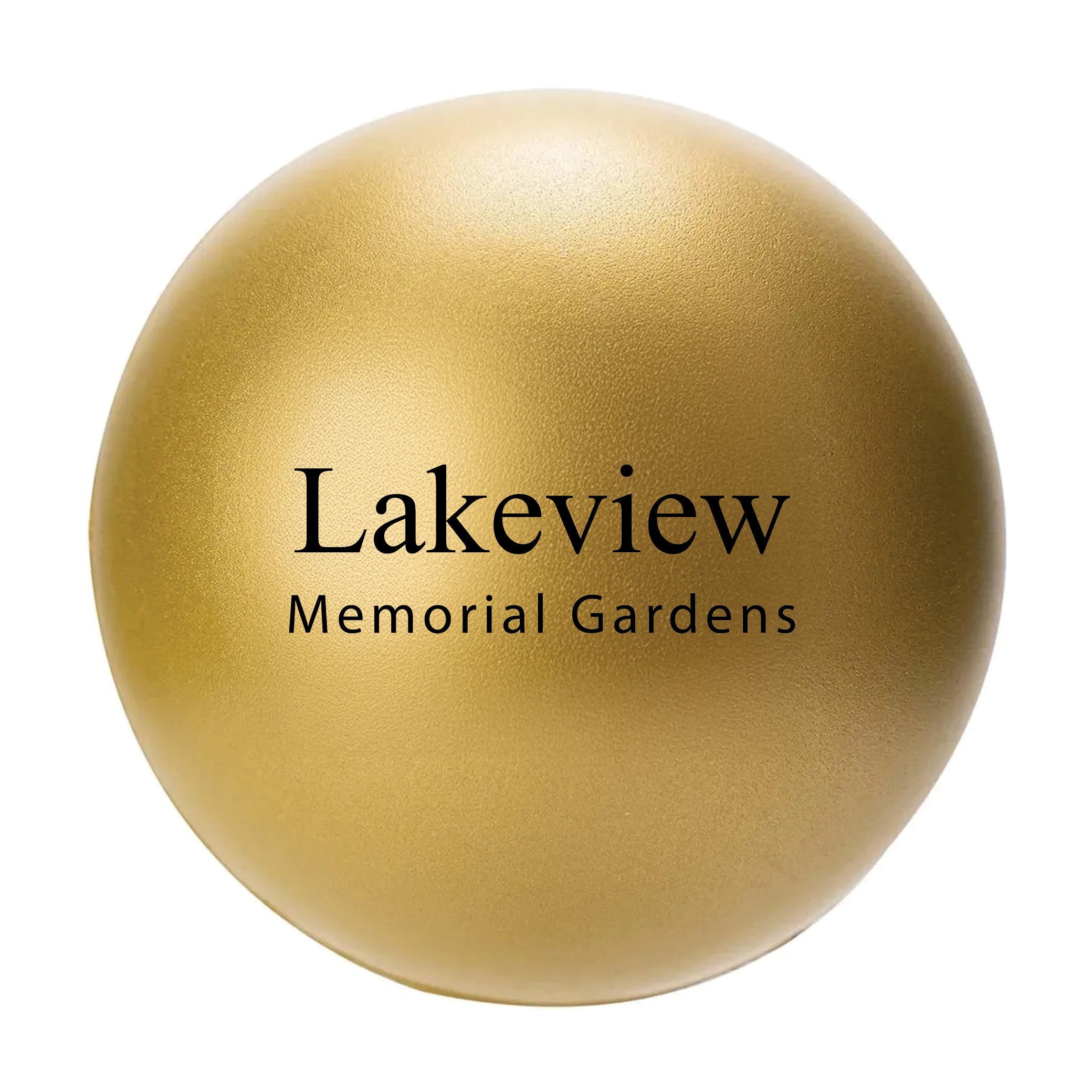 Round Stress Ball Gold