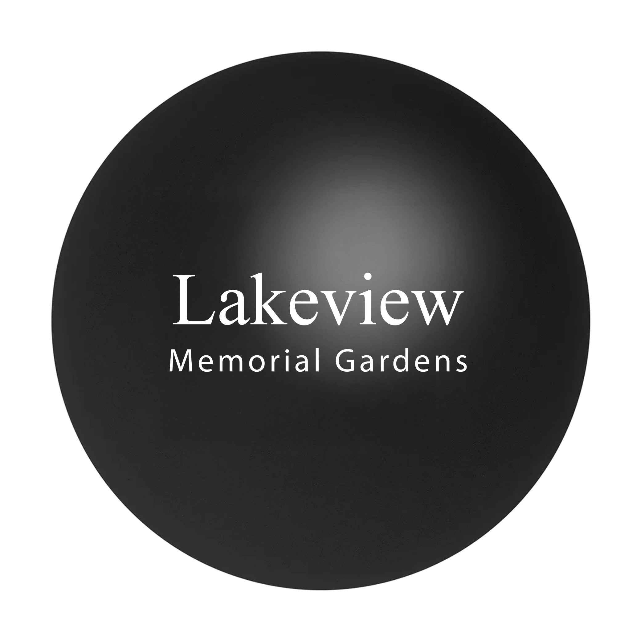 Round Stress Ball Black