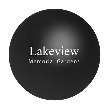 Round Stress Ball Black