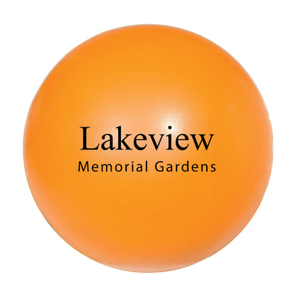 Round Stress Ball Orange