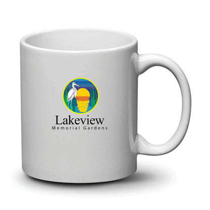 Malibu Mug White Full Color Logo