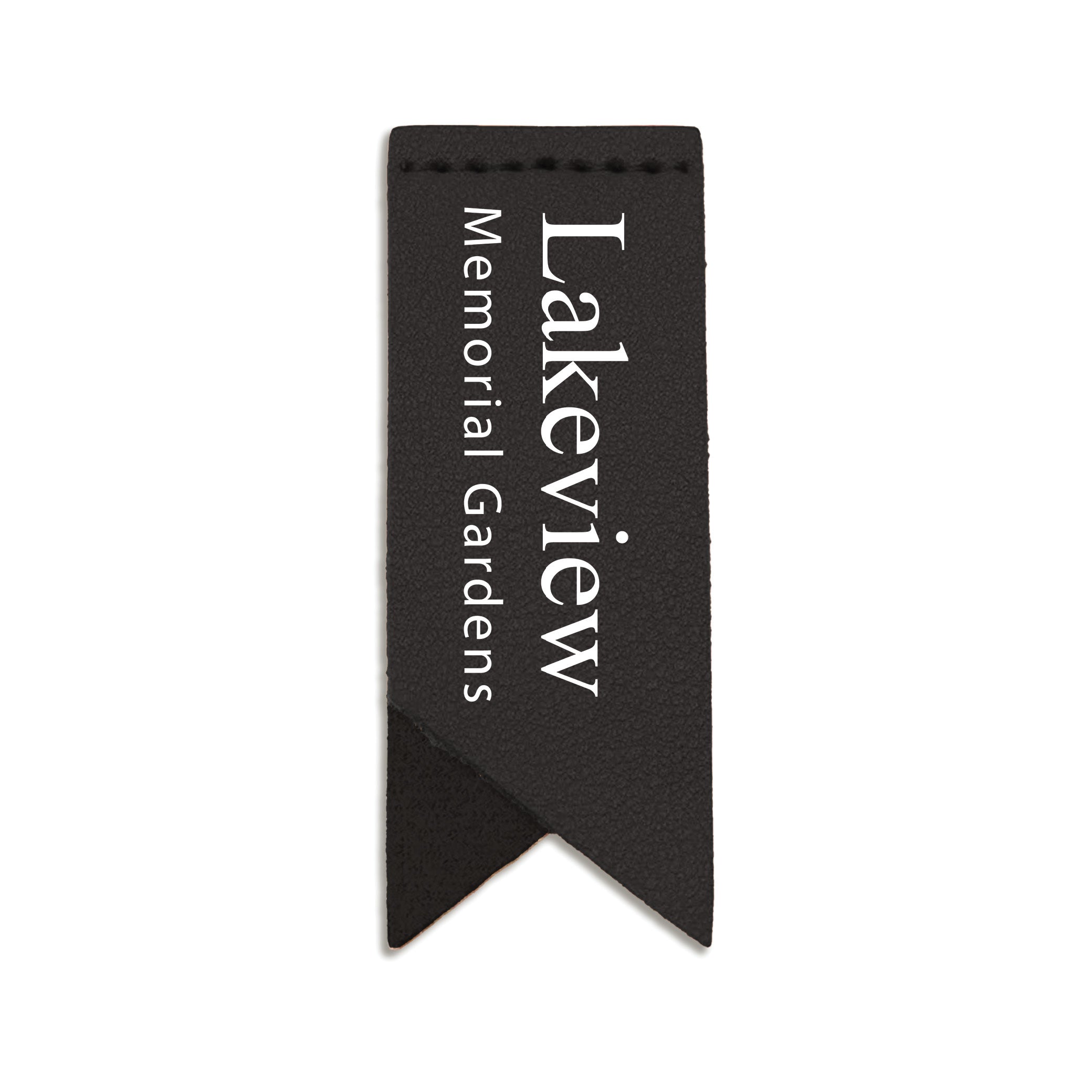 Handmade Leather Bookmark Corner Marker Clip Read Sign Black