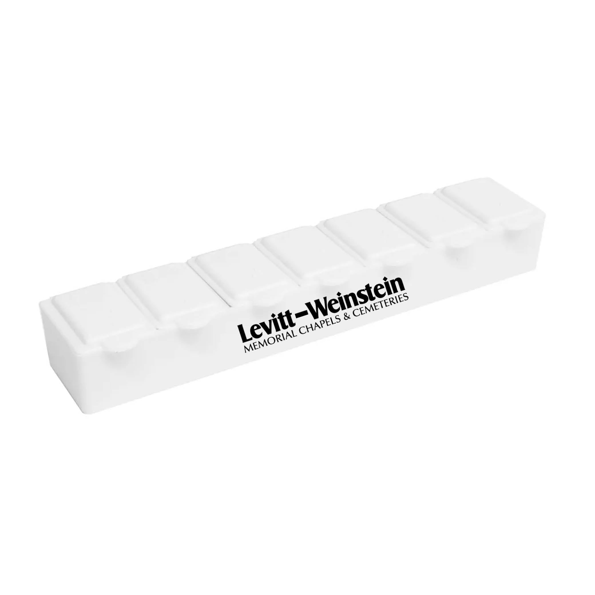 7 Day Pill Box White