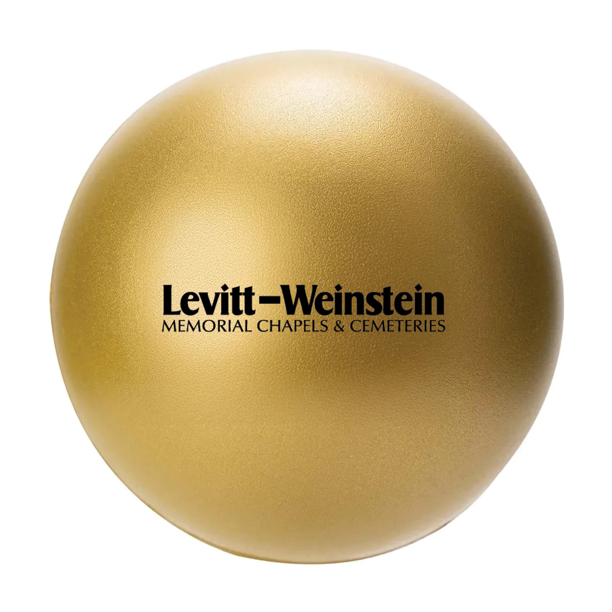 Round Stress Ball Gold