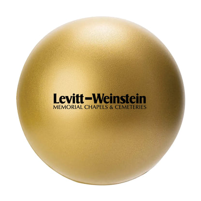 Round Stress Ball Gold