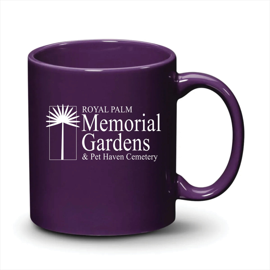 Malibu Mug Purple White Logo