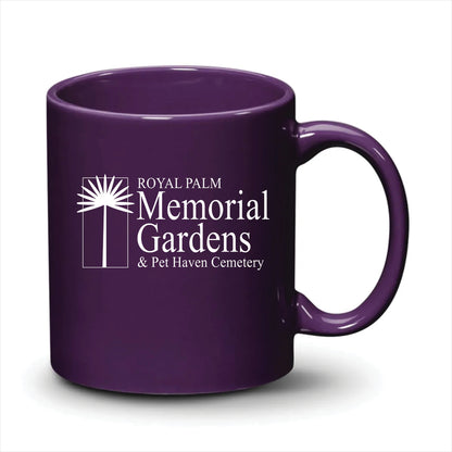 Malibu Mug Purple White Logo