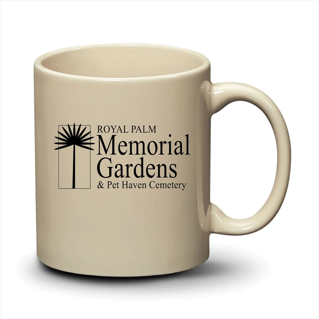 Malibu Mug Almond Black Logo