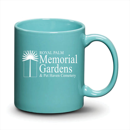 Malibu Mug Aqua White Logo