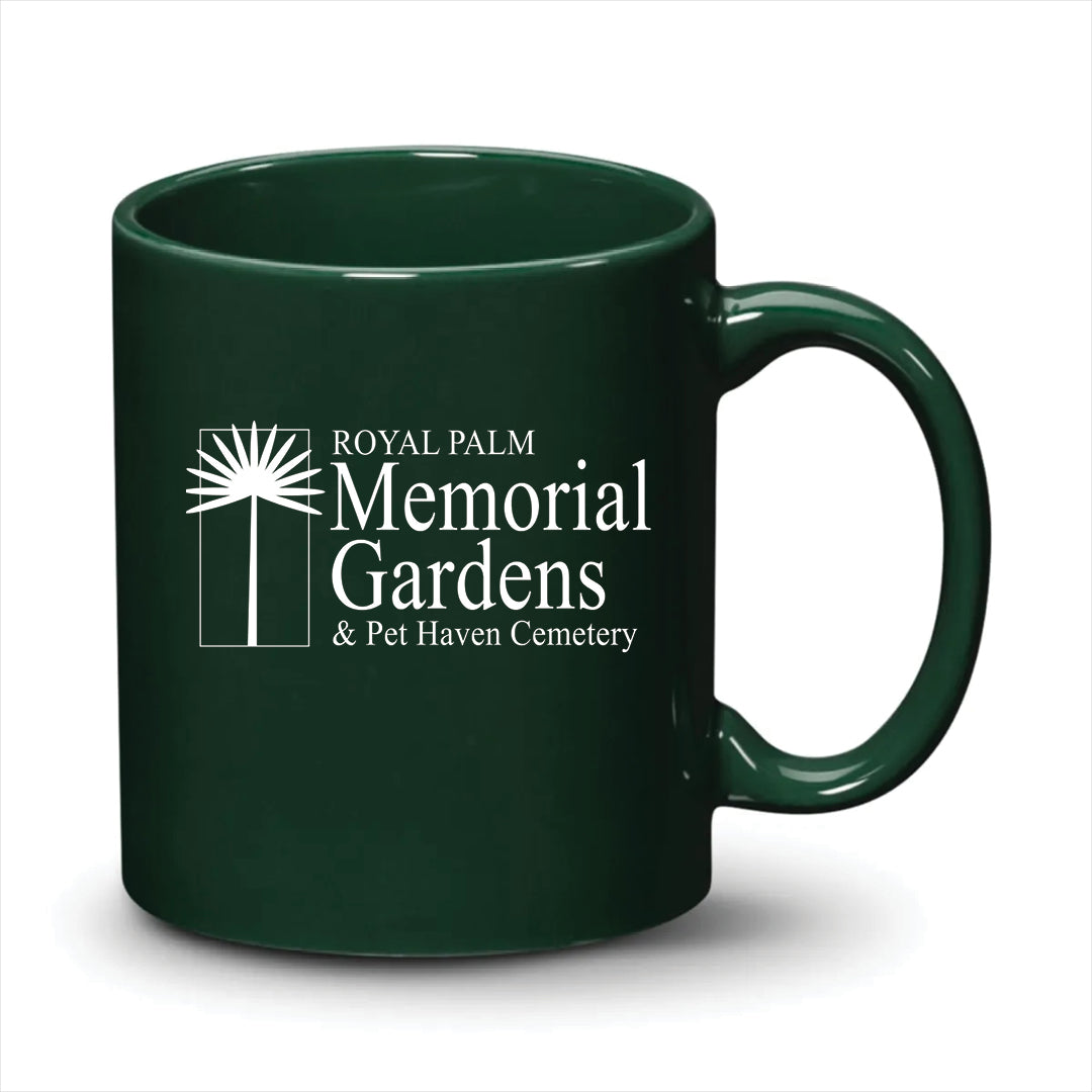 Malibu Mug Hunter Green White Logo