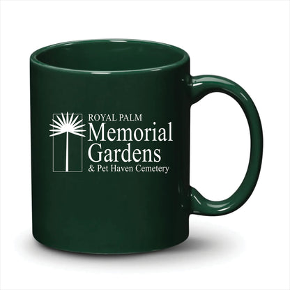 Malibu Mug Hunter Green White Logo