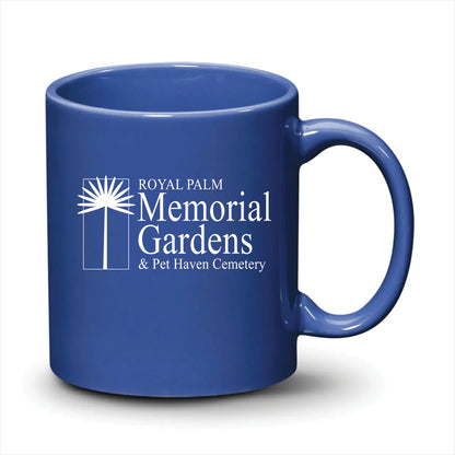 Malibu Mug Ocean Blue White Logo