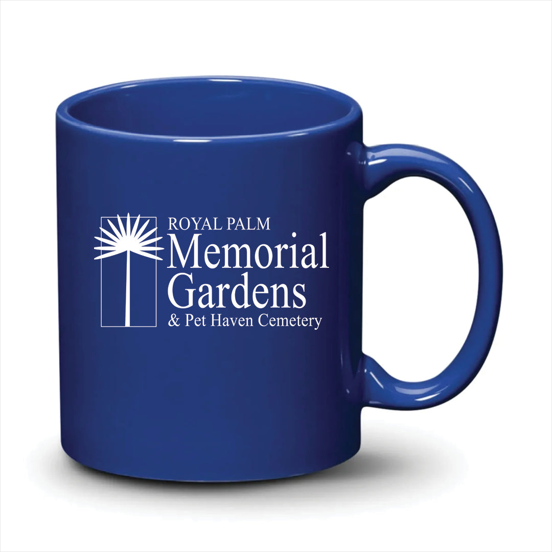 Malibu Mug Royal Blue White Logo