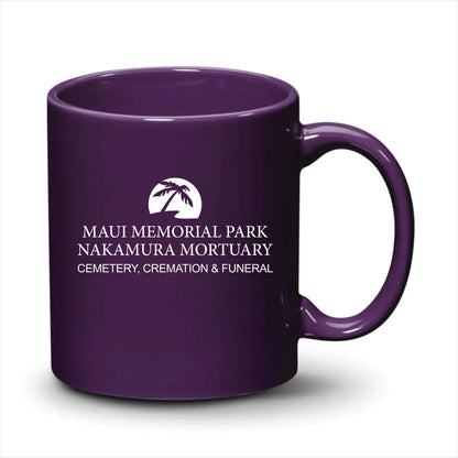 Malibu Mug Purple White Logo
