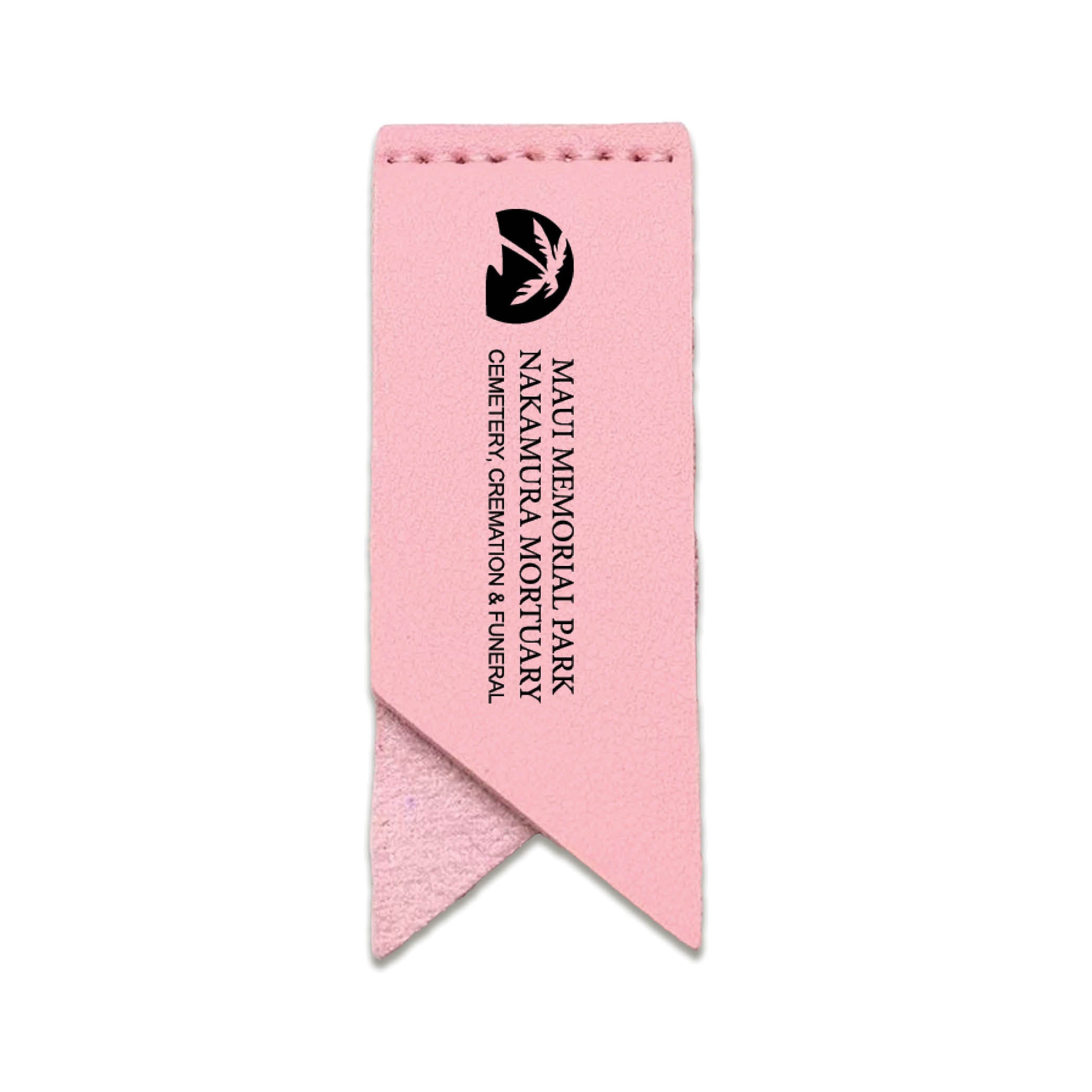 Handmade Leather Bookmark Corner Marker Clip Read Sign Pink