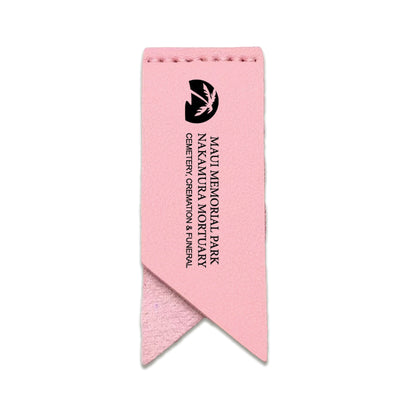 Handmade Leather Bookmark Corner Marker Clip Read Sign Pink
