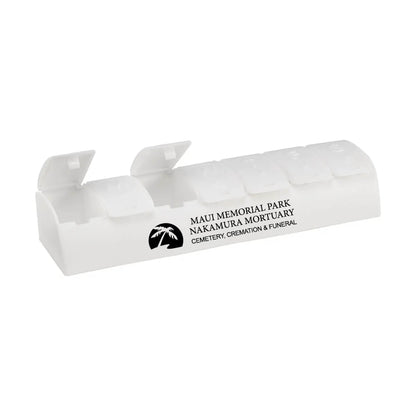 QuickCare 7-Day Med Minder Pill Box White