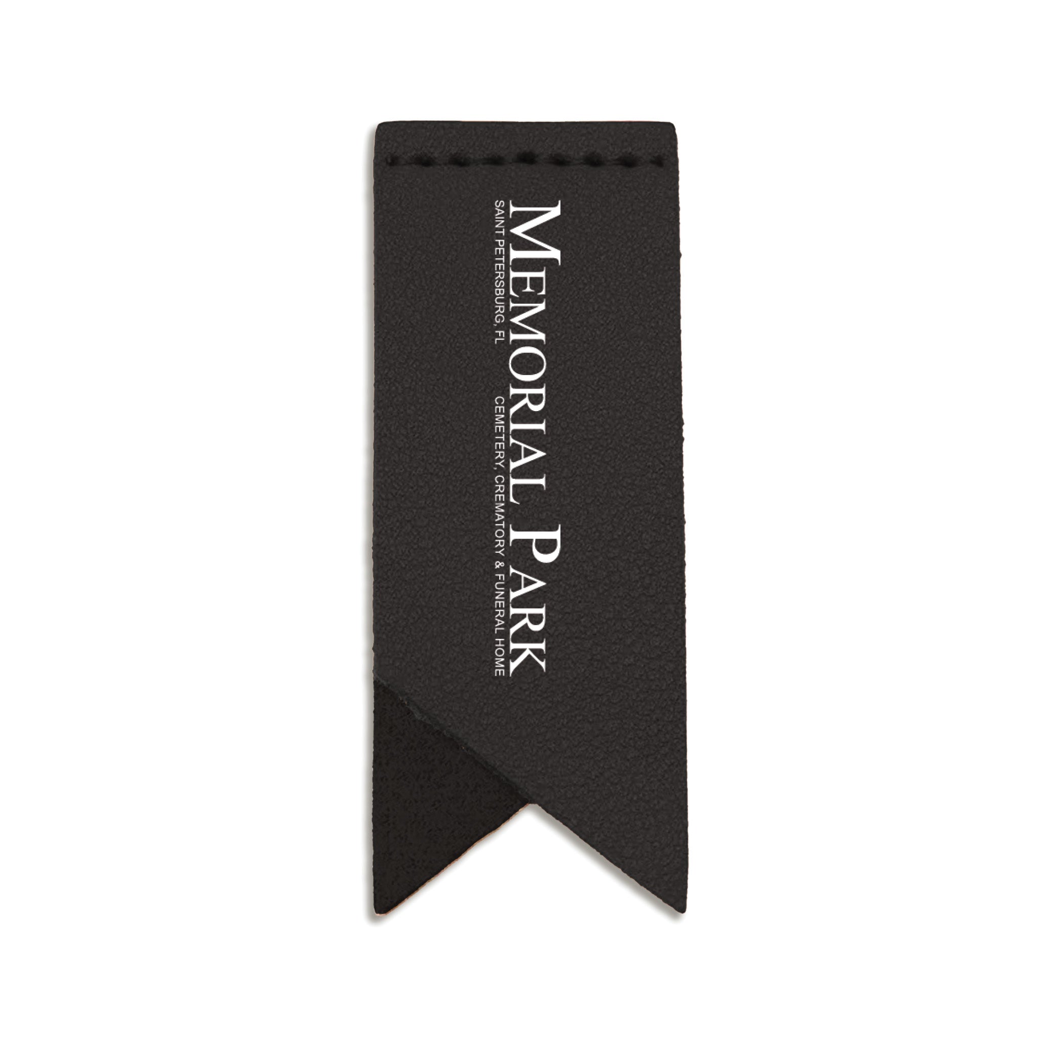 Handmade Leather Bookmark Corner Marker Clip Read Sign Black