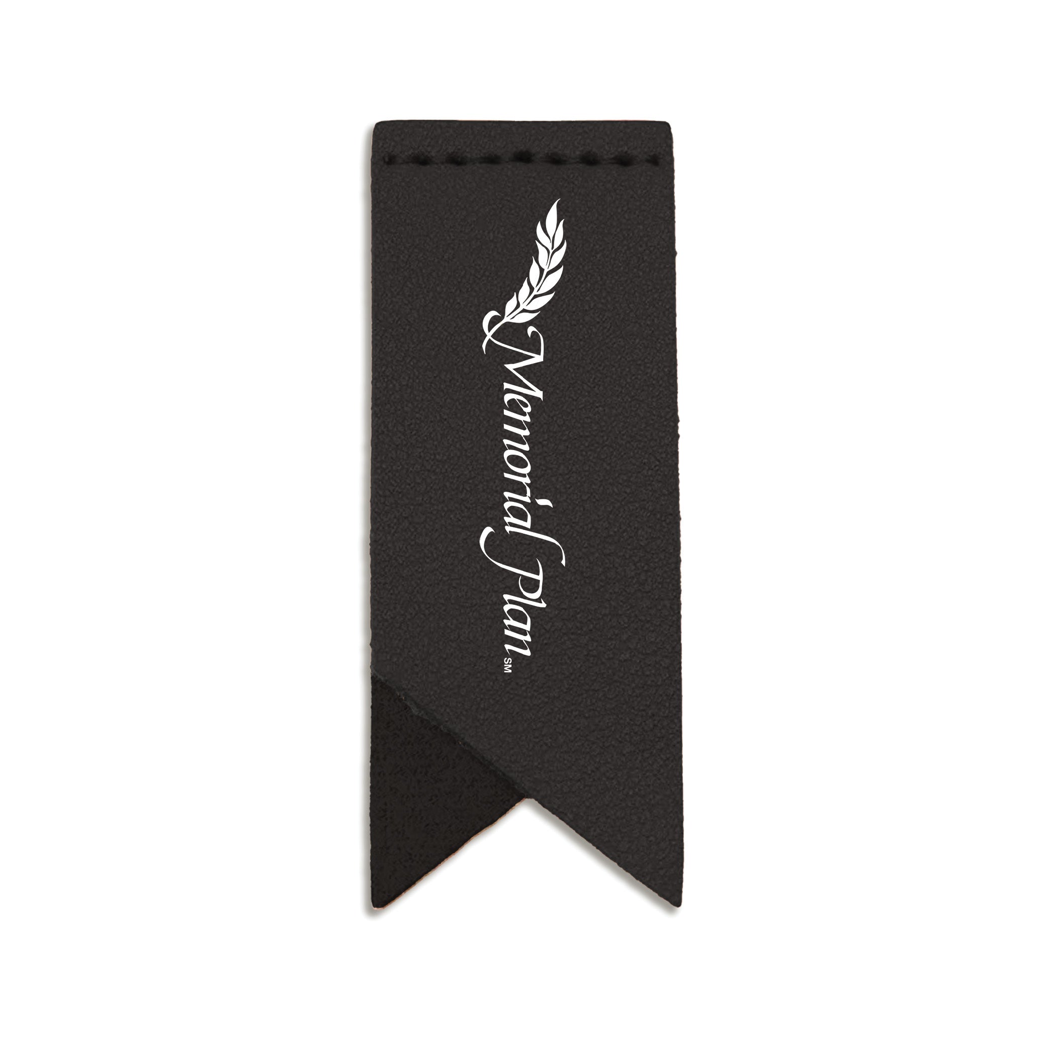 Handmade Leather Bookmark Corner Marker Clip Read Sign Black
