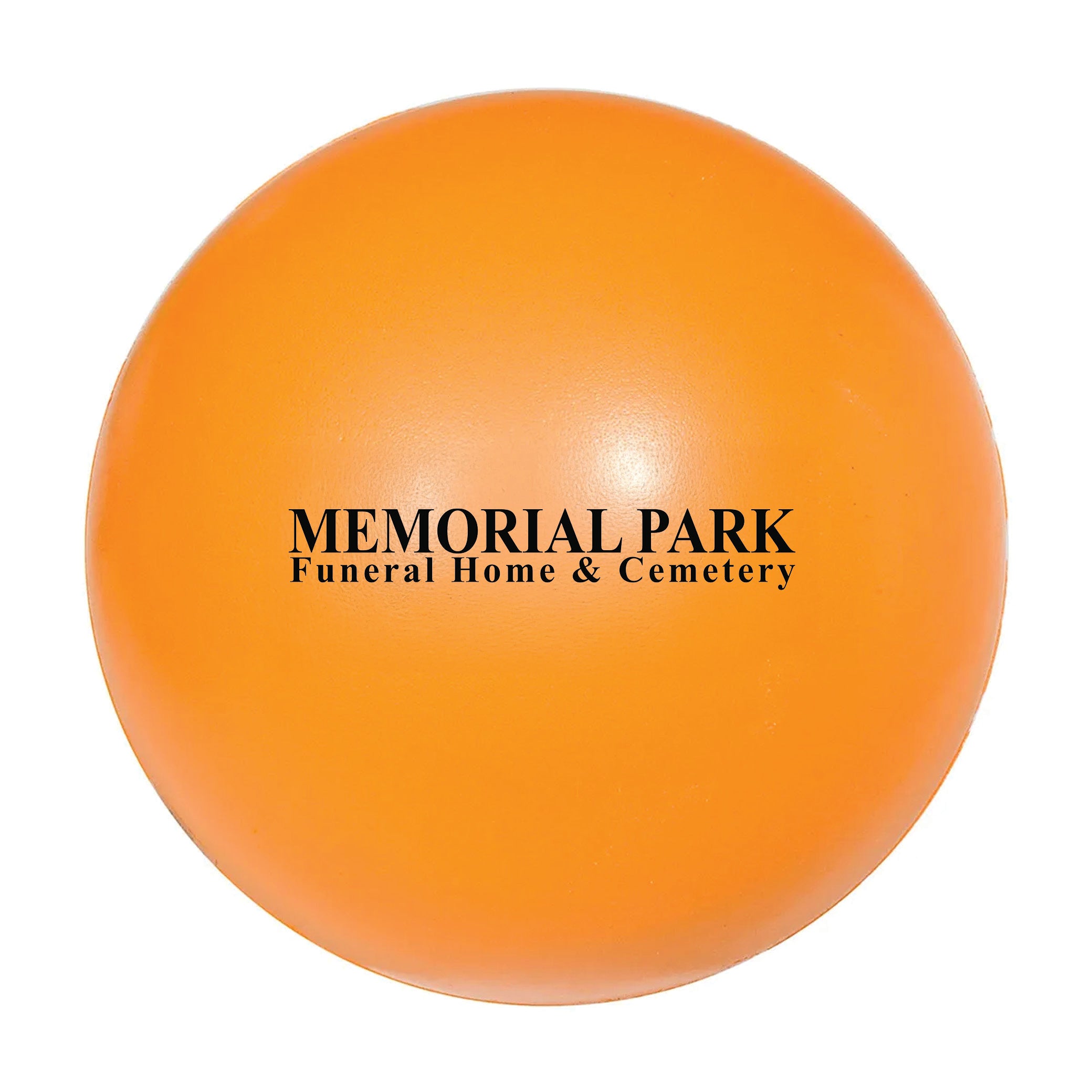 Round Stress Ball Orange