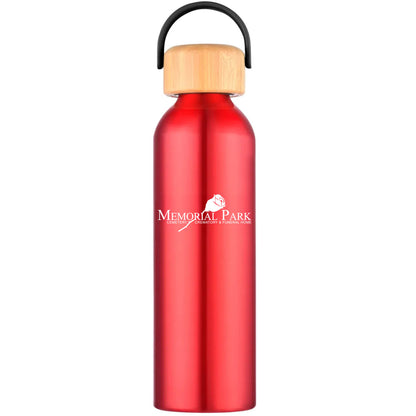Geyser-VI 24 Oz. Eco Friendly Sports Water Bottle Red