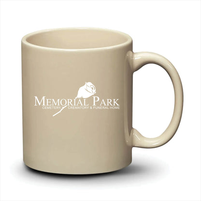 Malibu Mug Almond White Logo