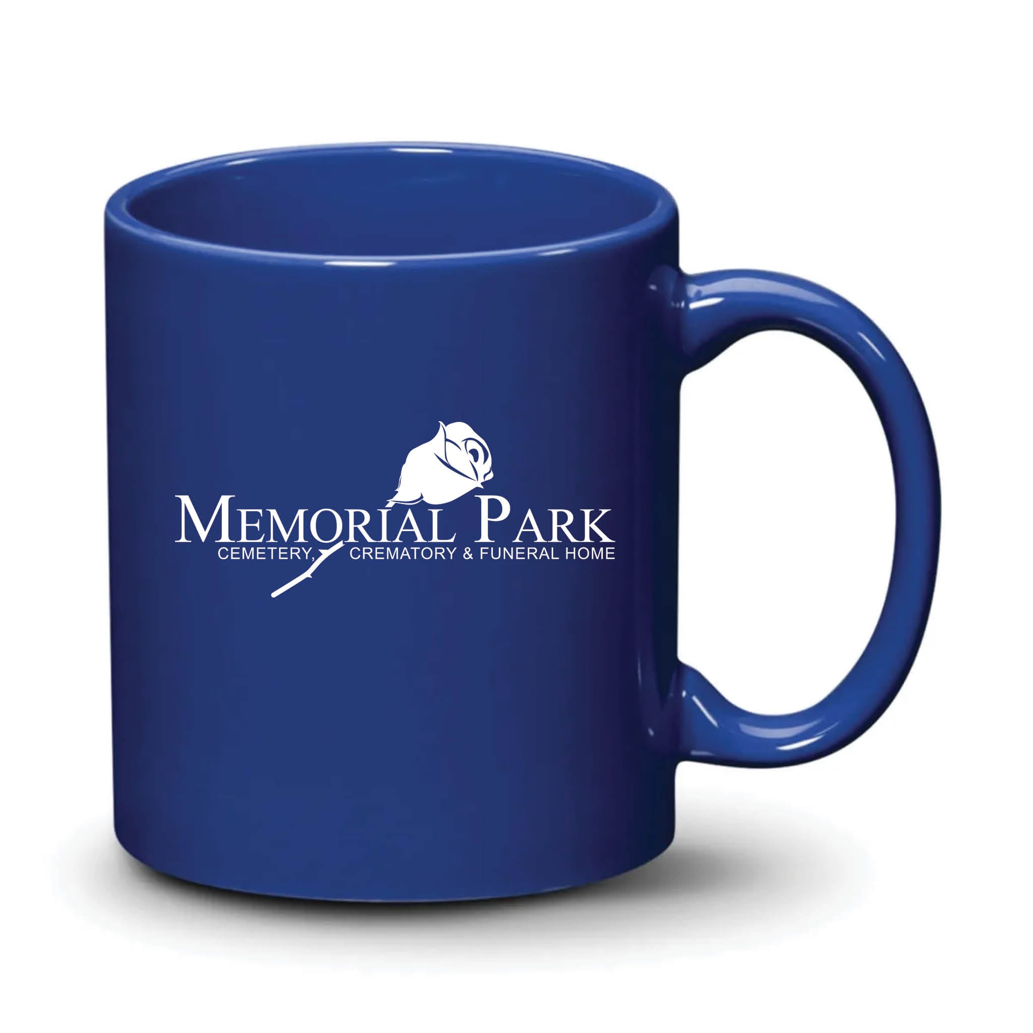 Malibu Mug Royal Blue White Logo