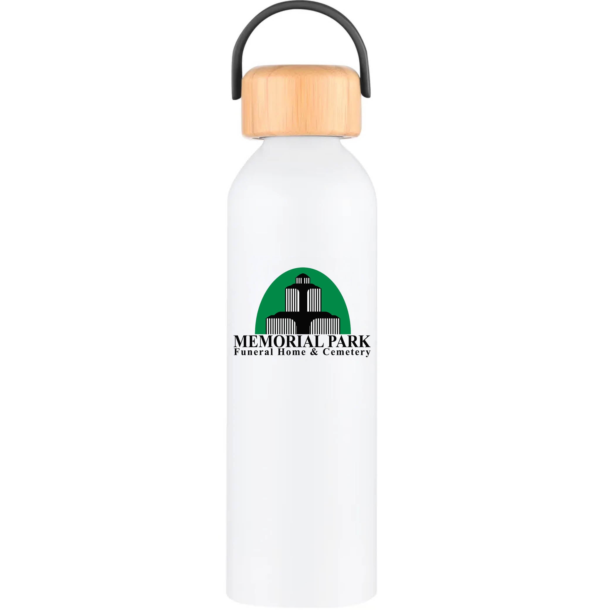 Geyser-VI 24 Oz. Eco Friendly Sports Water Bottle White