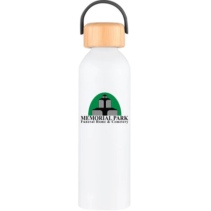 Geyser-VI 24 Oz. Eco Friendly Sports Water Bottle White