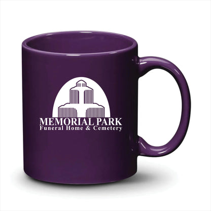 Malibu Mug Purple White Logo