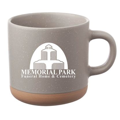 Cosmic Speckled Clay Coffee Mug 11 oz Gray