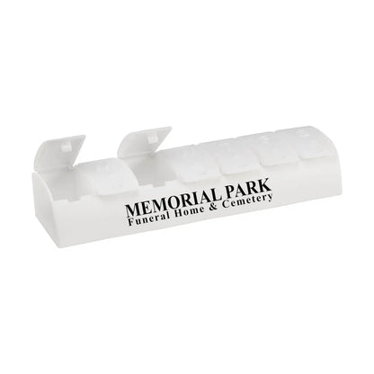 QuickCare 7-Day Med Minder Pill Box White
