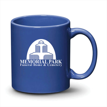 Malibu Mug Ocean Blue White Logo