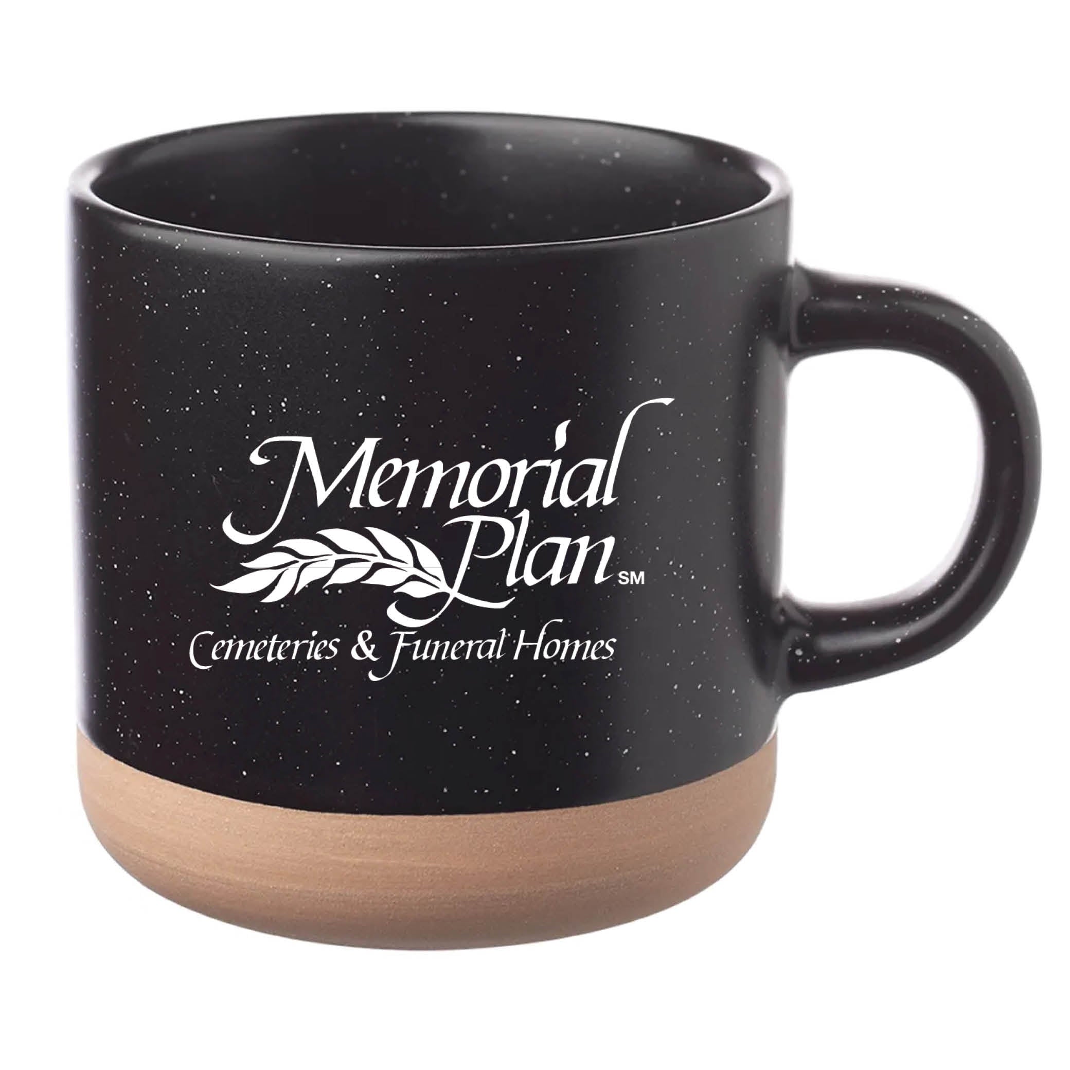 Cosmic Speckled Clay Coffee Mug 11 oz Black