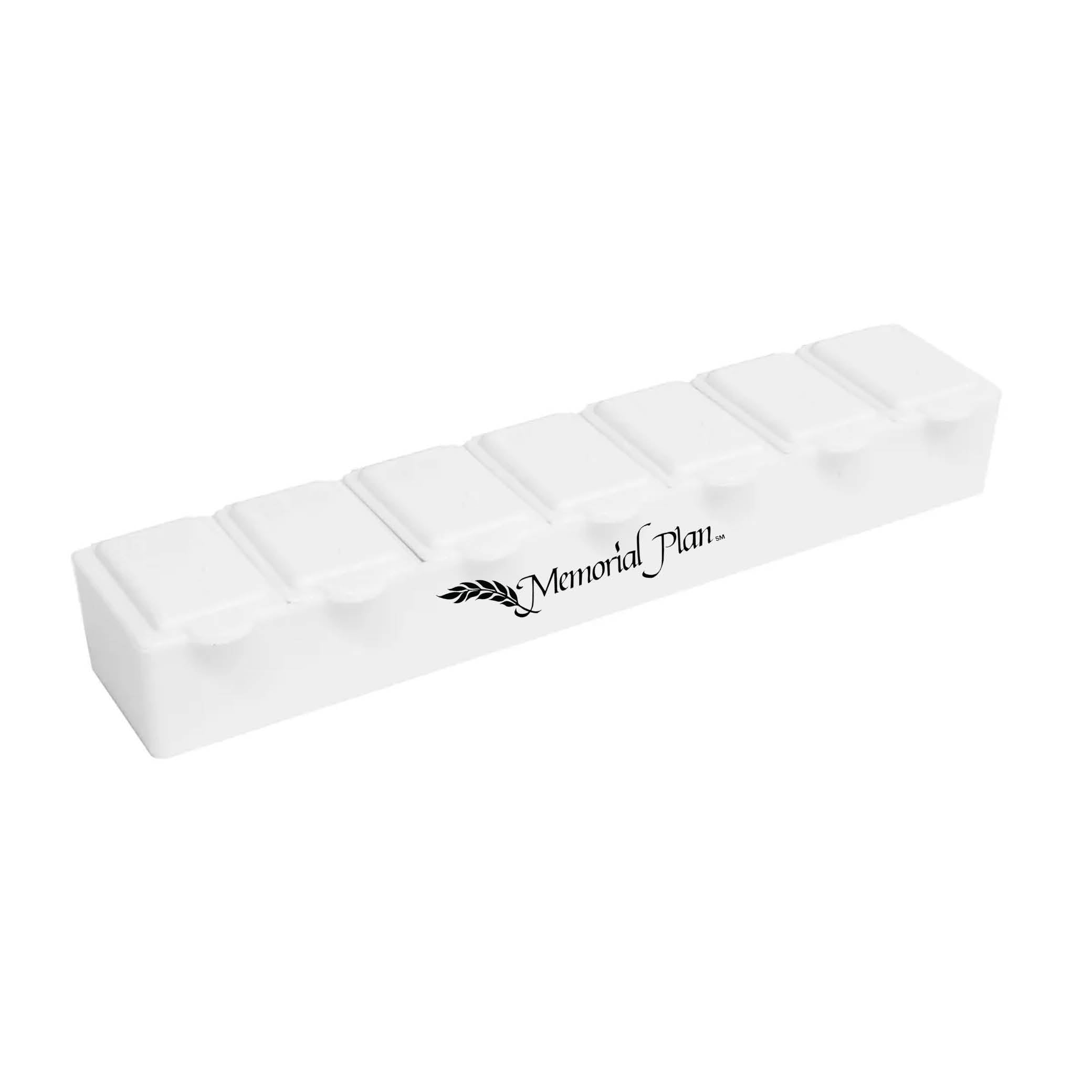 7 Day Pill Box White