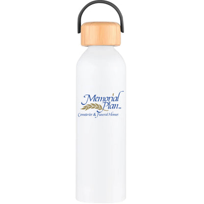 Geyser-VI 24 Oz. Eco Friendly Sports Water Bottle White