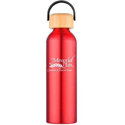 Geyser-VI 24 Oz. Eco Friendly Sports Water Bottle Red