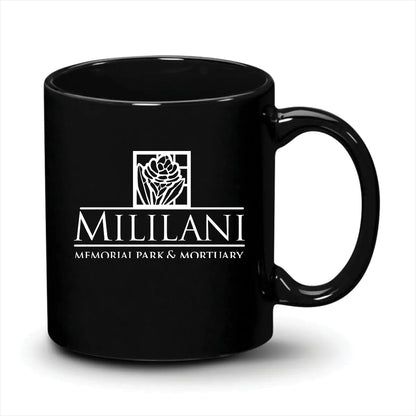 Malibu Mug Black White Logo