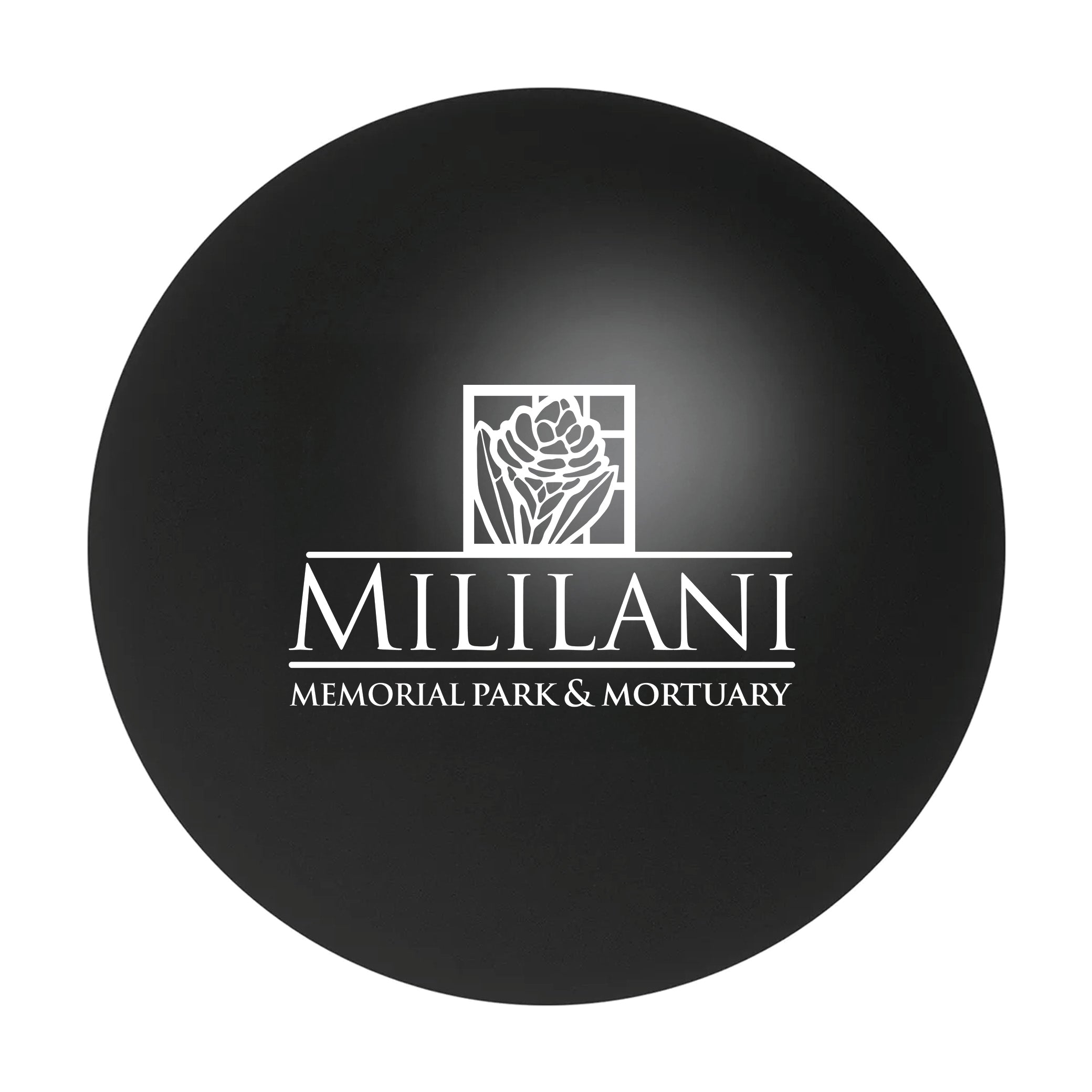 Round Stress Ball Black